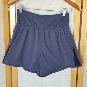 CADMUS Women's Athletic Shorts Blue Pockets Running Size Medium